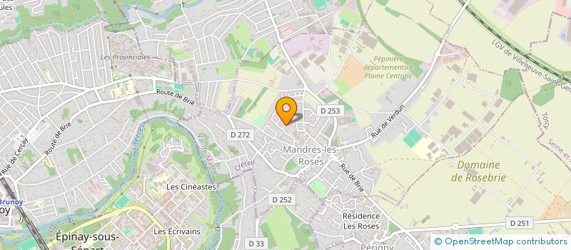 localisation de l'entreprise SCI CAP SUD OUEST  MANDRES-LES-ROSES