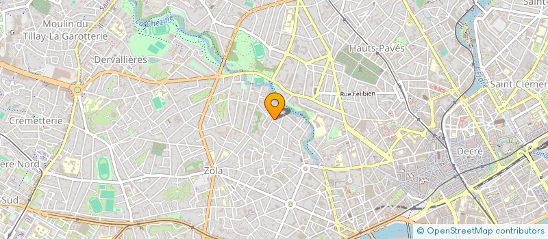 localisation de l'entreprise SCI CAP T'HER à NANTES