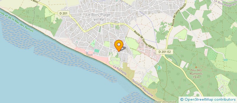 localisation de l'entreprise SCI CAP THIERS  LE BOIS-PLAGE-EN-RE