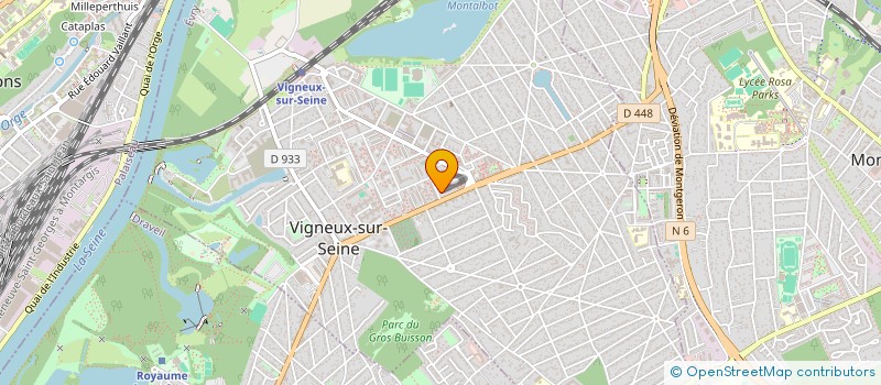 localisation de l'entreprise SCI CAP'VACANCES à VIGNEUX-SUR-SEINE