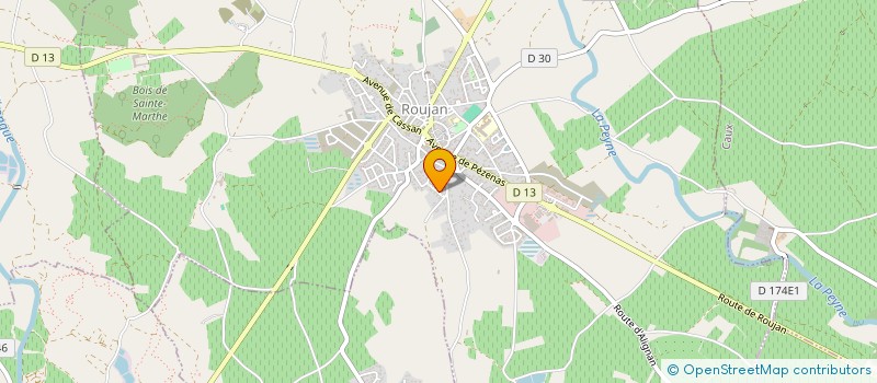 localisation de l'entreprise SCI CAP.VERS  ROUJAN