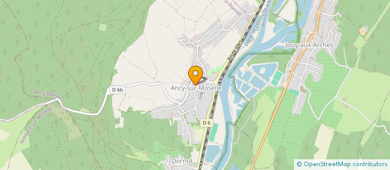 localisation de l'entreprise SCI CAP VERT  ANCY-DORNOT