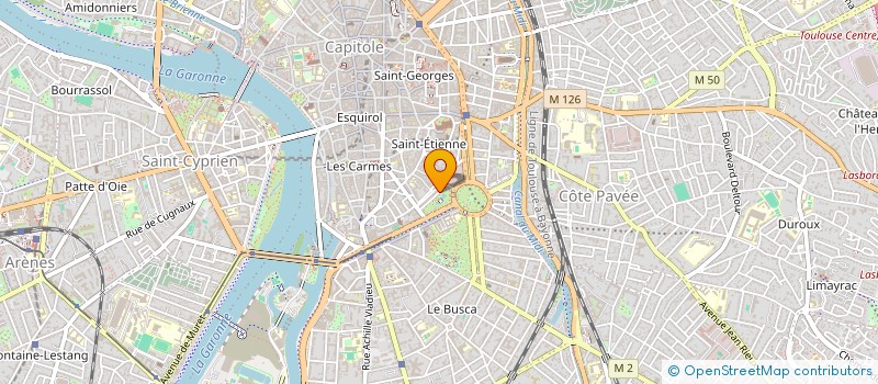 localisation de l'entreprise SCI CAP VERT  TOULOUSE