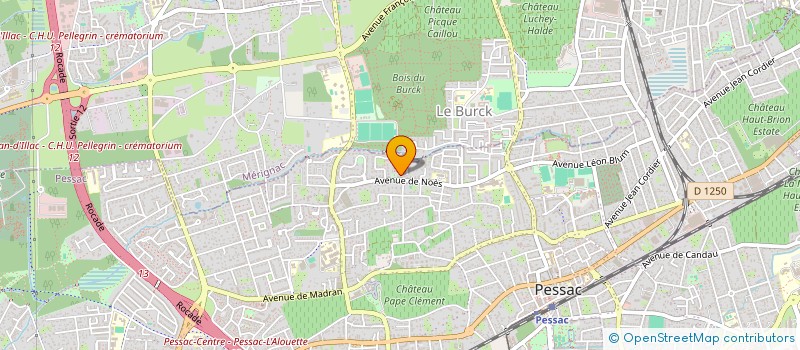 localisation de l'entreprise SCI CAP Y KEY  PESSAC