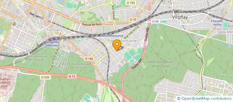 localisation de l'entreprise SCI CAP2M à VERSAILLES