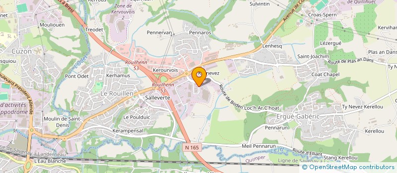 localisation de l'entreprise SCI CAP5  ERGUE-GABERIC