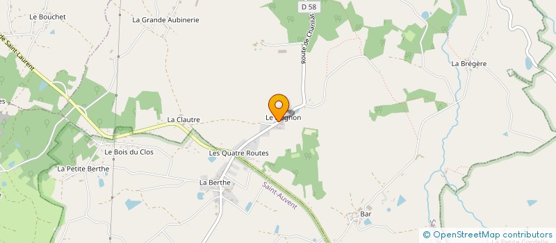 localisation de l'entreprise SCI CAPA 1  SAINT-MARTIN-DE-JUSSAC