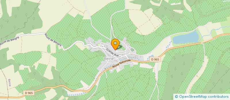 localisation de l'entreprise SCI CAPA  BEINE