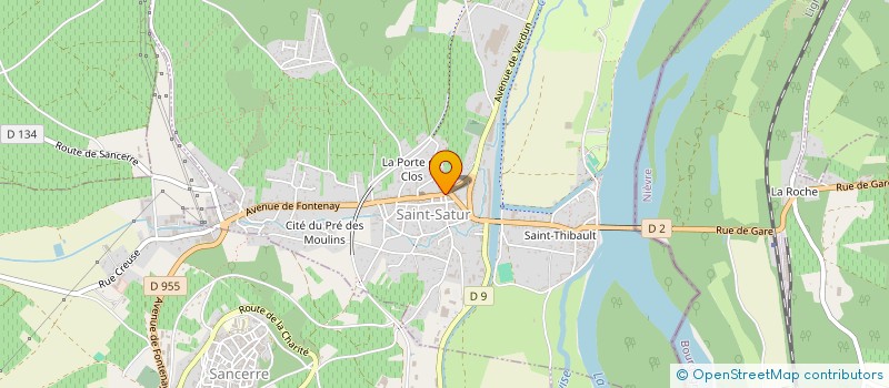 localisation de l'entreprise SCI CAPA  SAINT-SATUR