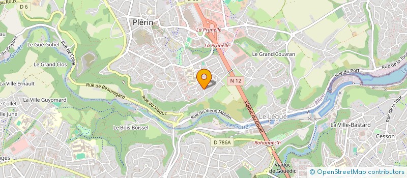 localisation de l'entreprise SCI CAPA  PLERIN