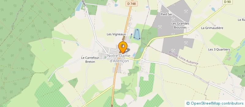 localisation de l'entreprise SCI CAPA PAYS DE LOIRE  TERRANJOU