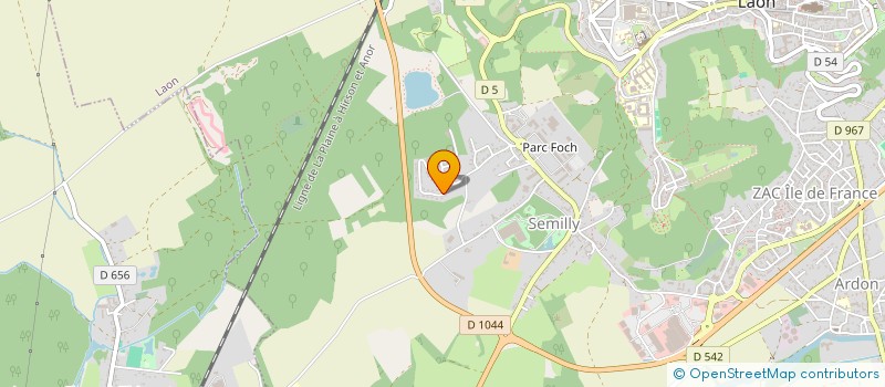 localisation de l'entreprise SCI CAPAL à LAON