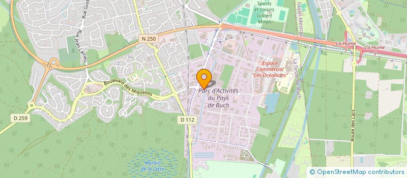 localisation de l'entreprise SCI CAPAMAR à LA TESTE-DE-BUCH