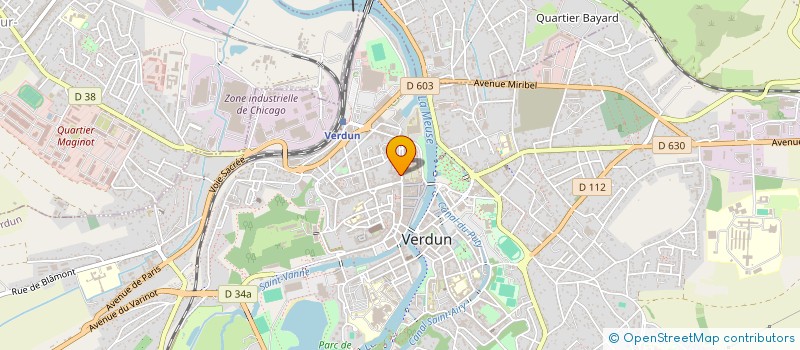 localisation de l'entreprise SCI CAPANT à VERDUN