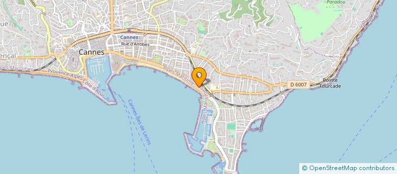 localisation de l'entreprise SCI CAPASTE à CANNES