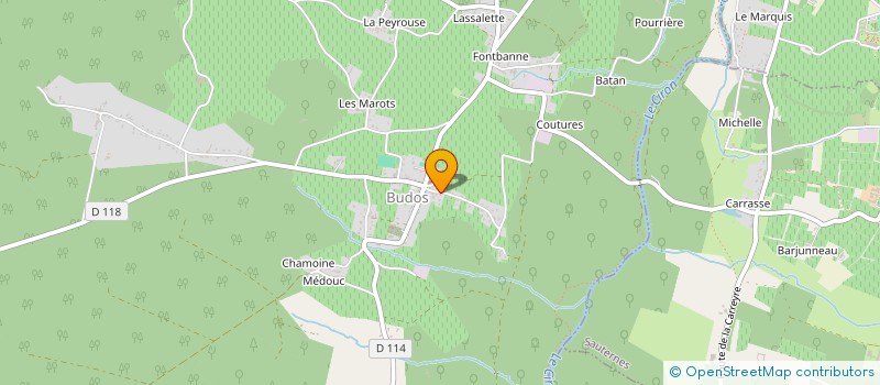 localisation de l'entreprise SCI CAPATATI  BUDOS