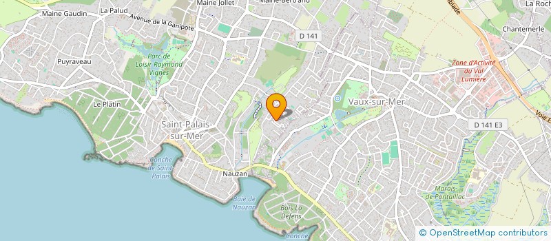 localisation de l'entreprise SCI CAPATLANTIC  SAINT-PALAIS-SUR-MER