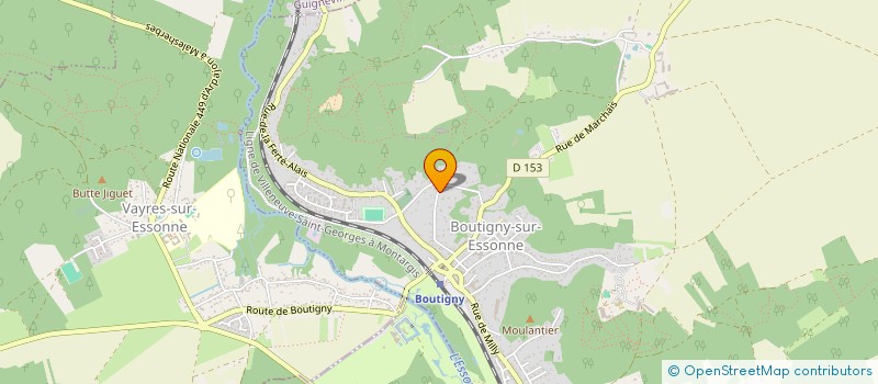 localisation de l'entreprise SCI CAPAV à BOUTIGNY-SUR-ESSONNE