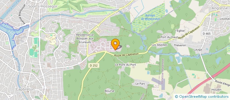 localisation de l'entreprise SCI CAPBOX à CAPBRETON