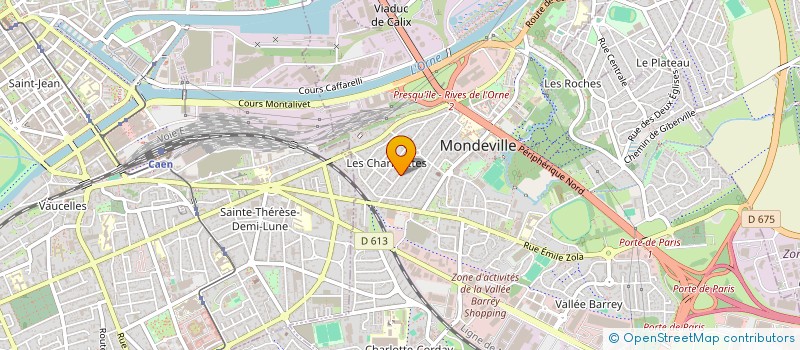 localisation de l'entreprise SCI CAPCAEN à MONDEVILLE