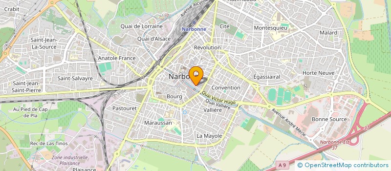 localisation de l'entreprise SCI CAPCIRDAGNE à NARBONNE