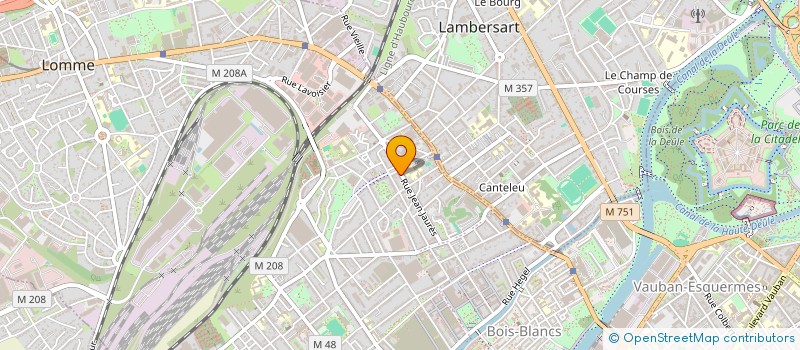 localisation de l'entreprise SCI CAPCLOVEN à LILLE