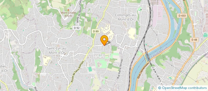 localisation de l'entreprise SCI CAPCOL  SAINT-CYR-AU-MONT-D'OR