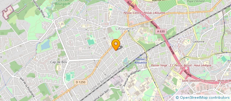 localisation de l'entreprise SCI CAPDEBOS  PESSAC