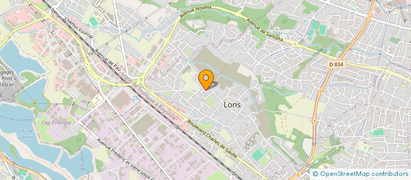 localisation de l'entreprise SCI CAPDEBOSCQ à LONS