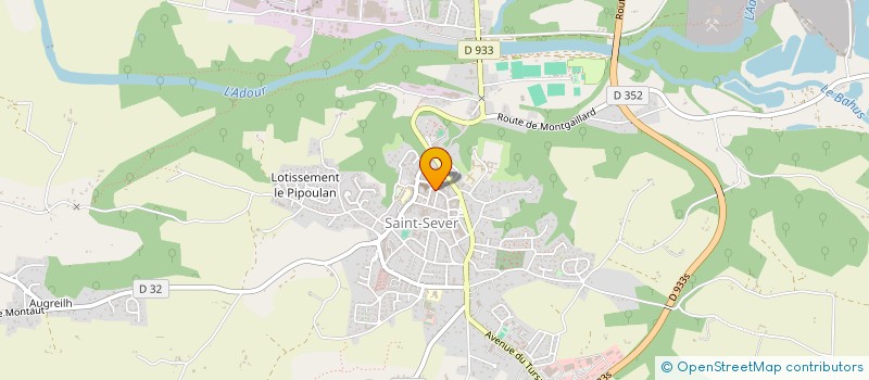 localisation de l'entreprise SCI CAPDELUX  SAINT-SEVER