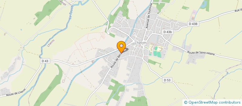 localisation de l'entreprise SCI CAPDESSUS à LHERM