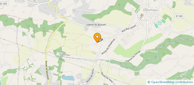 localisation de l'entreprise SCI CAPDEVIL  DOLOMIEU