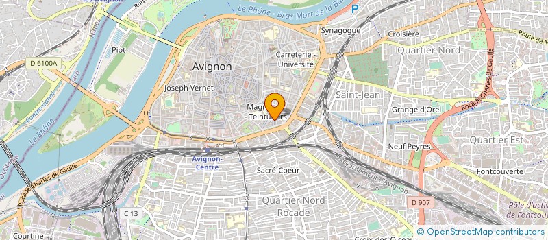 localisation de l'entreprise SCI CAPDEVILLA  AVIGNON