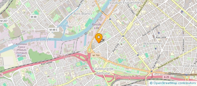 localisation de l'entreprise SCI CAPDEVILLE 33  LILLE