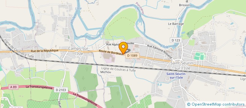 localisation de l'entreprise SCI CAPE  SAINT-SEURIN-SUR-L'ISLE