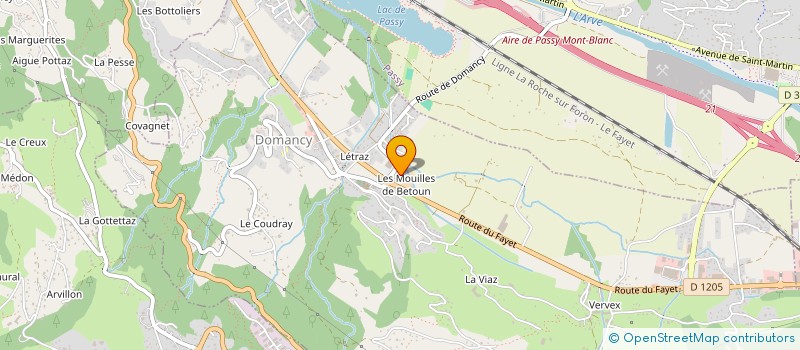 localisation de l'entreprise SCI CAPE  DOMANCY