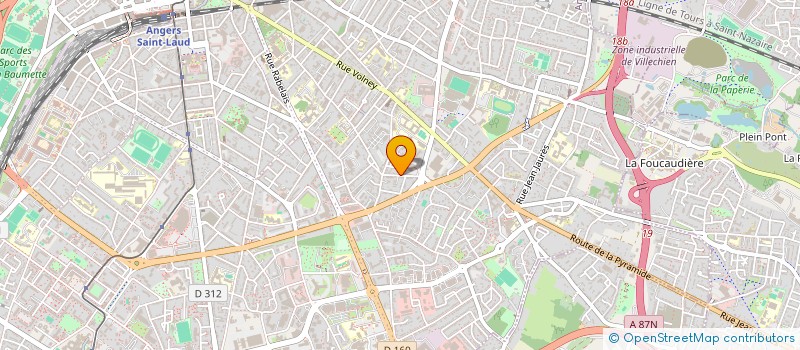 localisation de l'entreprise SCI CAPE KOD à ANGERS