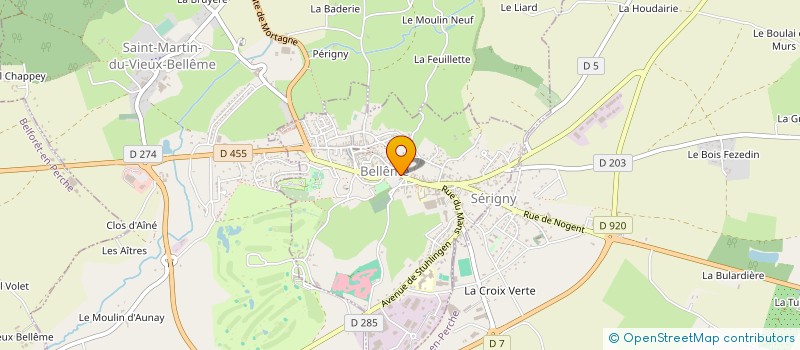 localisation de l'entreprise SCI CAPEA à BELLEME