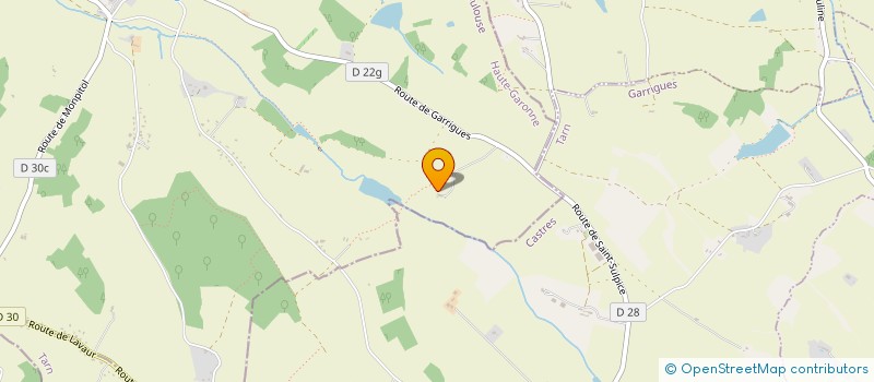 localisation de l'entreprise SCI CAPEAL  AZAS