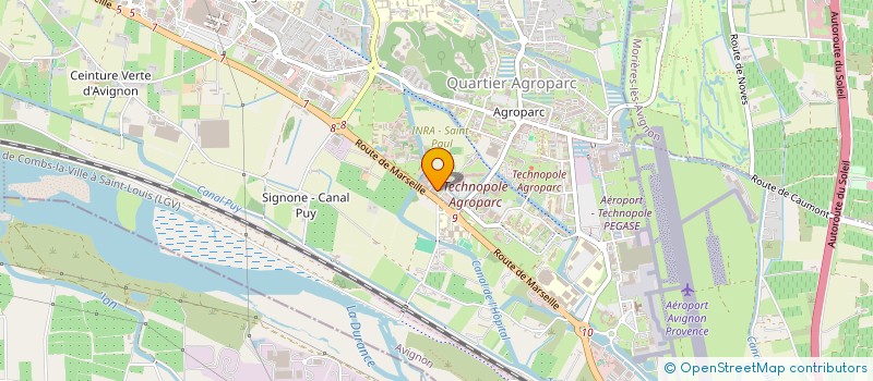 localisation de l'entreprise SCI CAPEB VAUCLUSE  AVIGNON