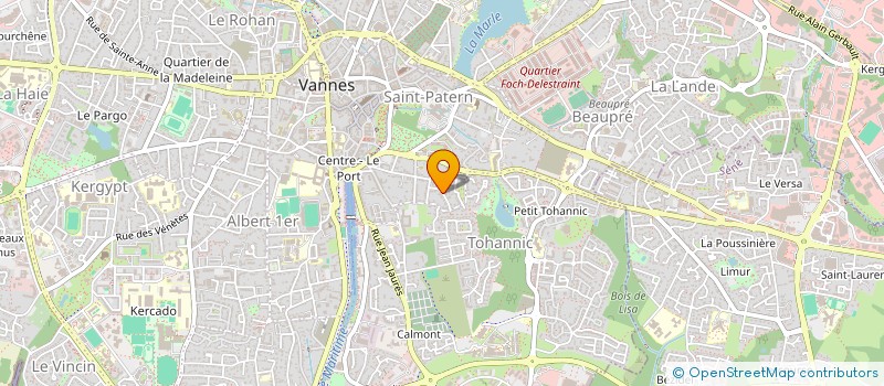 localisation de l'entreprise SCI CAPEC à VANNES