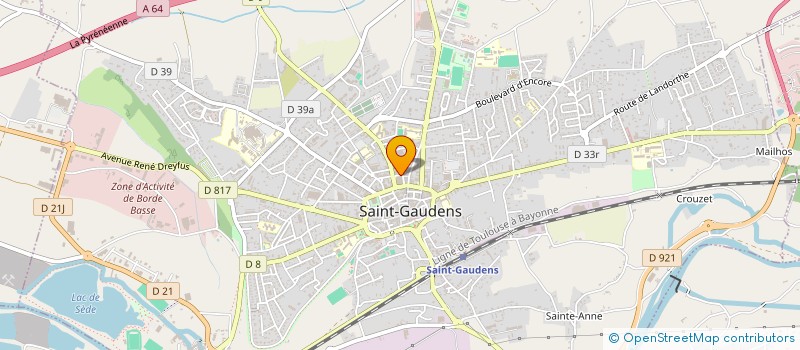 localisation de l'entreprise SCI CAPELA 2  SAINT-GAUDENS
