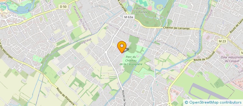 localisation de l'entreprise SCI CAPELA  CUGNAUX