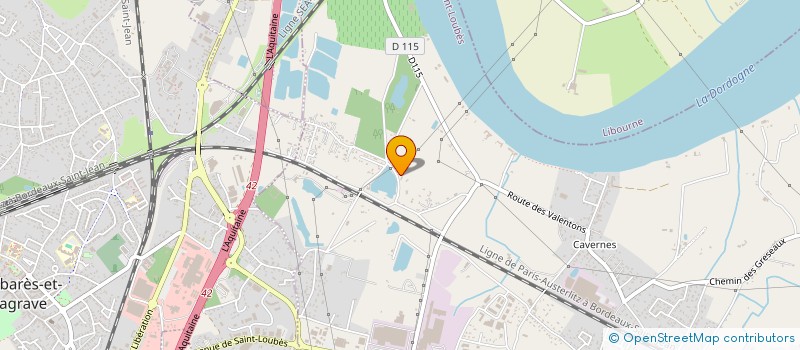 localisation de l'entreprise SCI CAPELA ALVES  SAINT-LOUBES