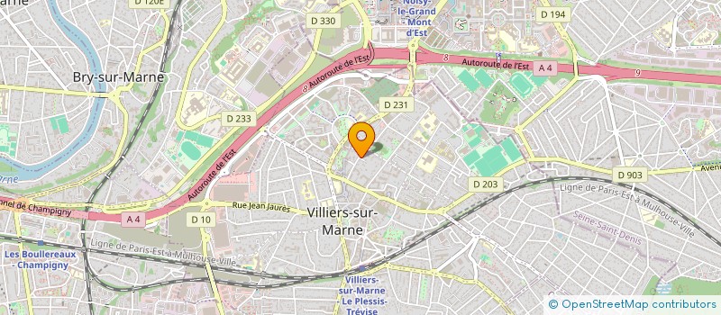 localisation de l'entreprise SCI CAPELAS  VILLIERS-SUR-MARNE