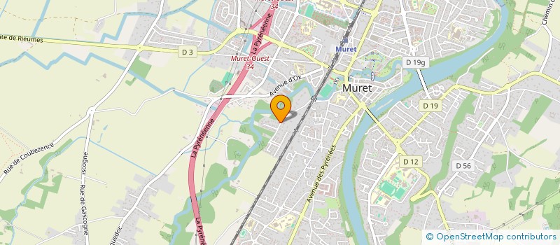 localisation de l'entreprise SCI CAPELE  MURET