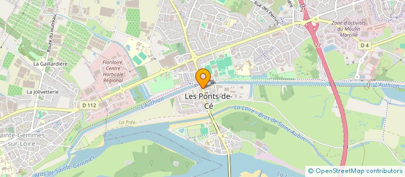 localisation de l'entreprise SCI CAPELLA  LES PONTS-DE-CE