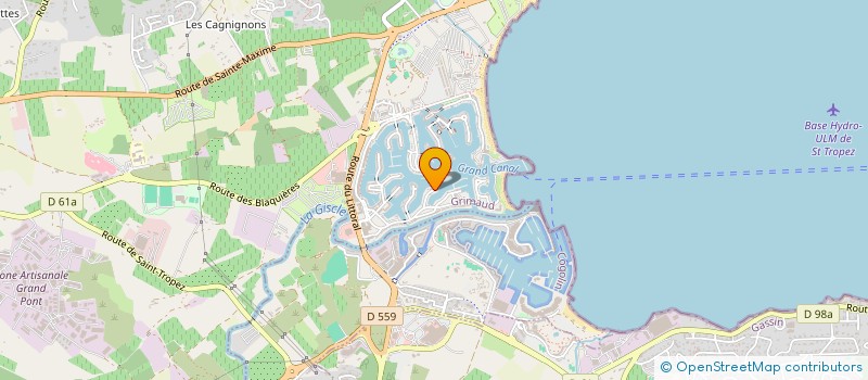 localisation de l'entreprise SCI CAPELLA à GRIMAUD