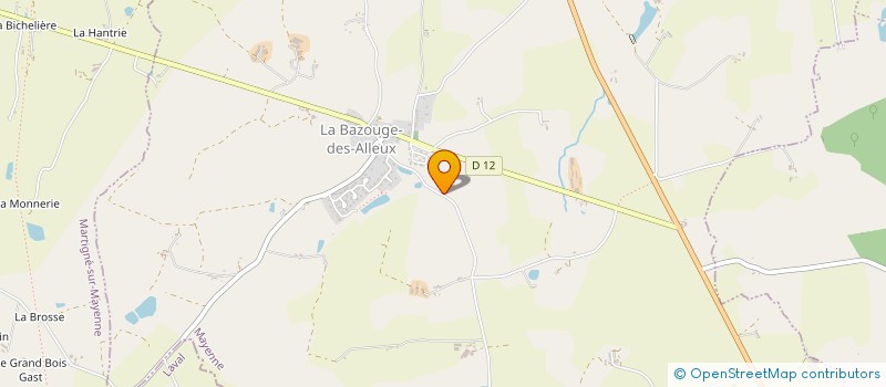 localisation de l'entreprise SCI CAPELLA  MARTIGNE SUR MAYENNE