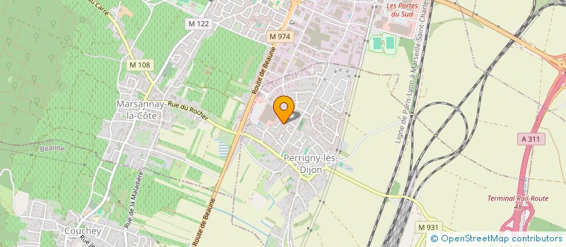 localisation de l'entreprise SCI CAPELLE GOFFART  PERRIGNY-LES-DIJON